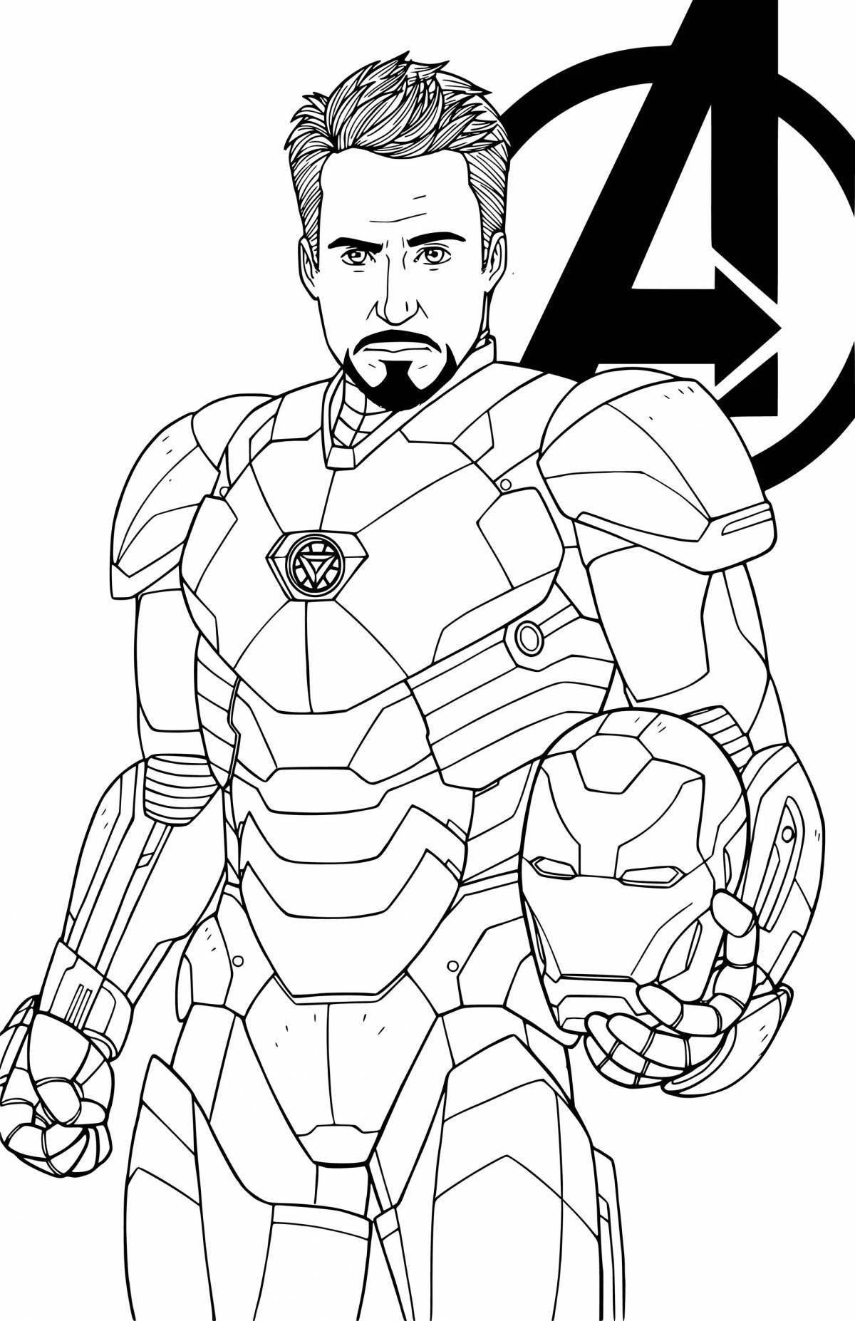Color-explosion robert coloring page