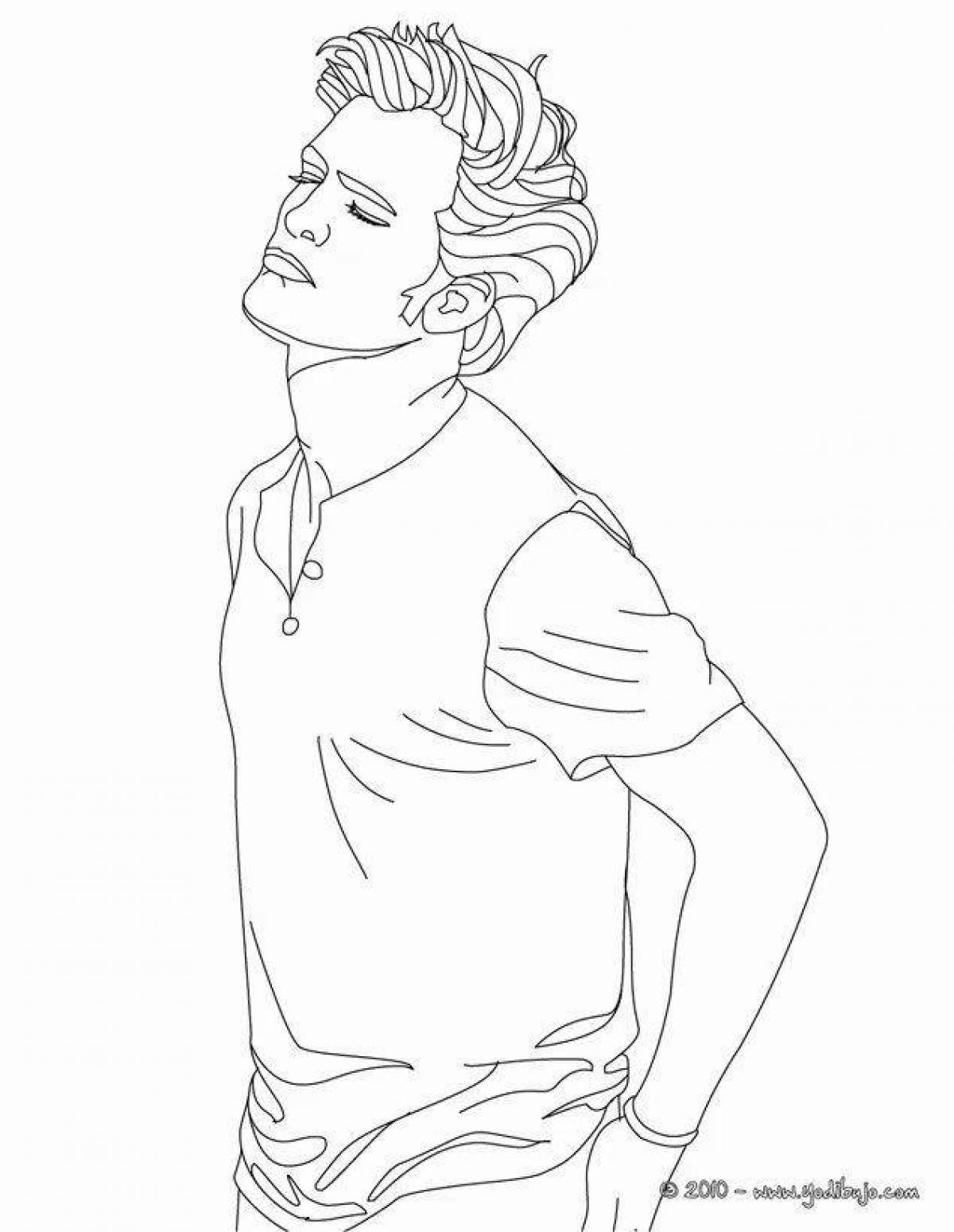 Color-bright robert coloring page