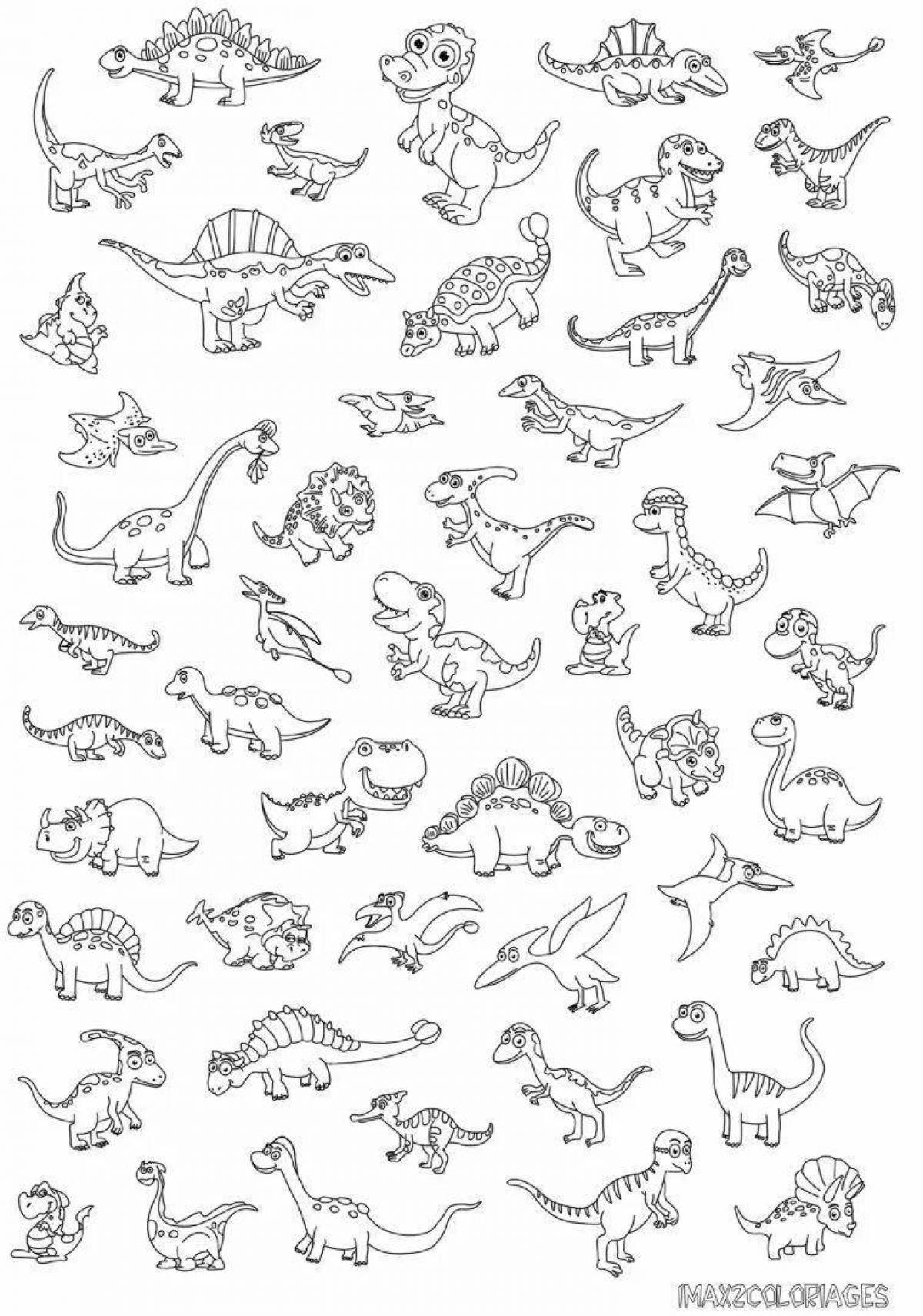 Динозавры много #8