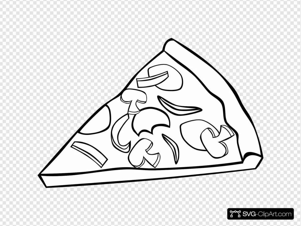 Удовлетворительный рисунок пиццы