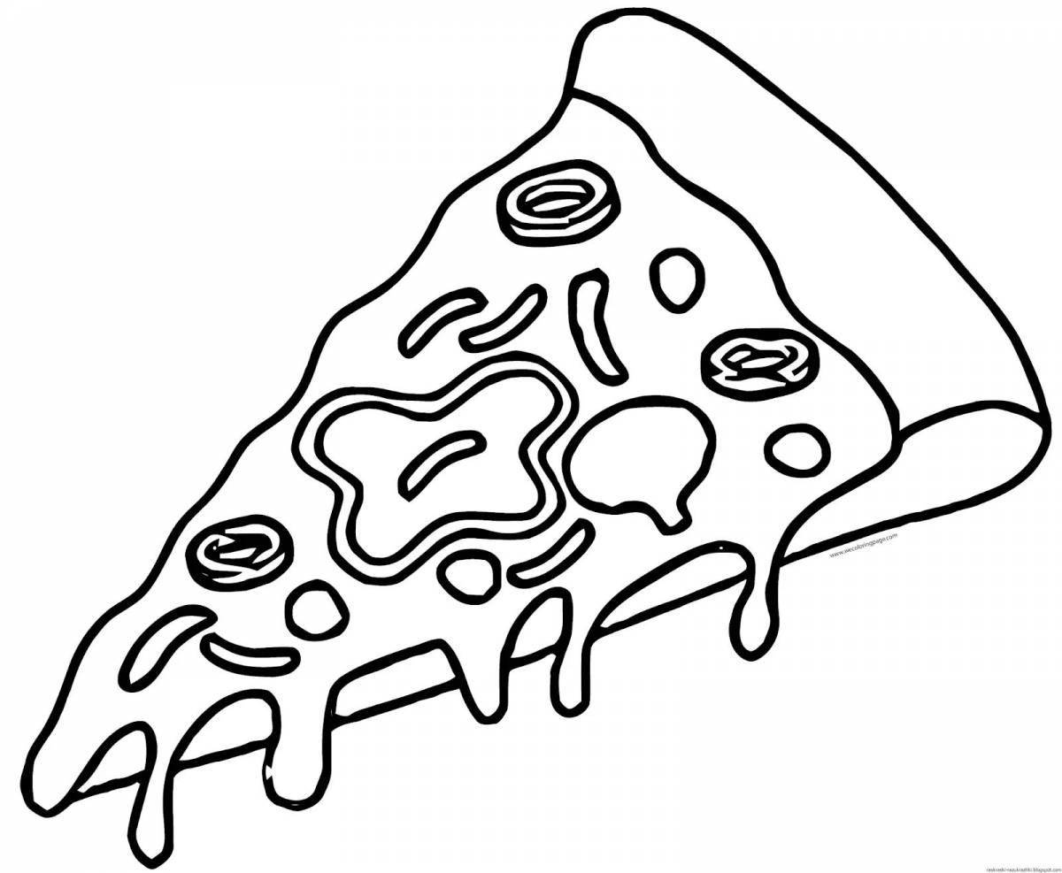 Приятный рисунок пиццы