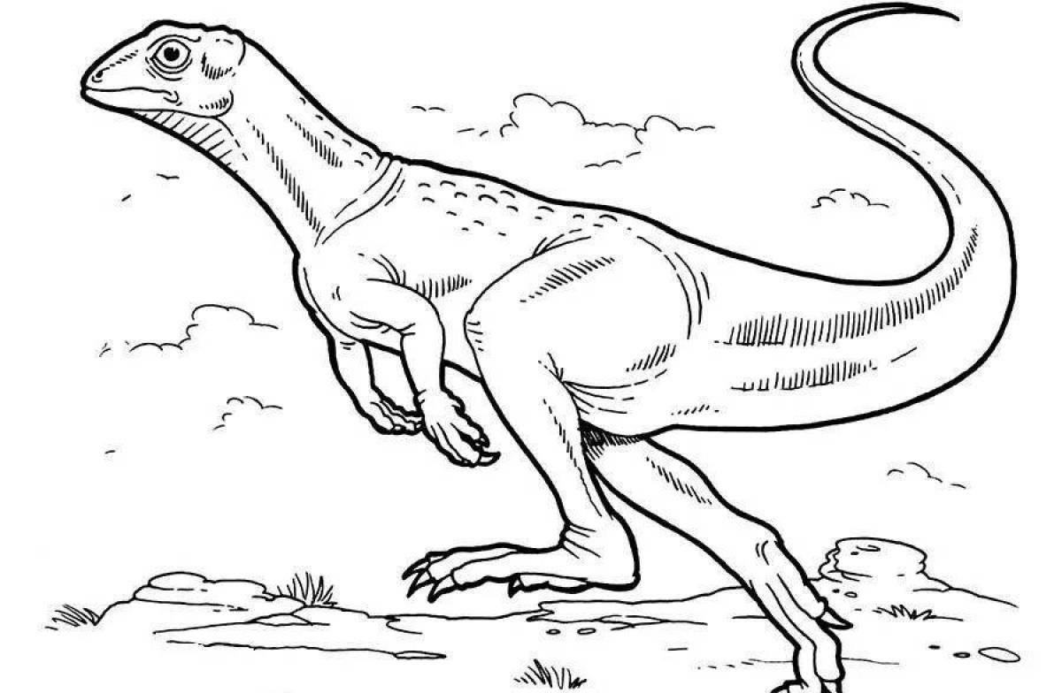 Захватывающие игры-раскраски с динозаврами