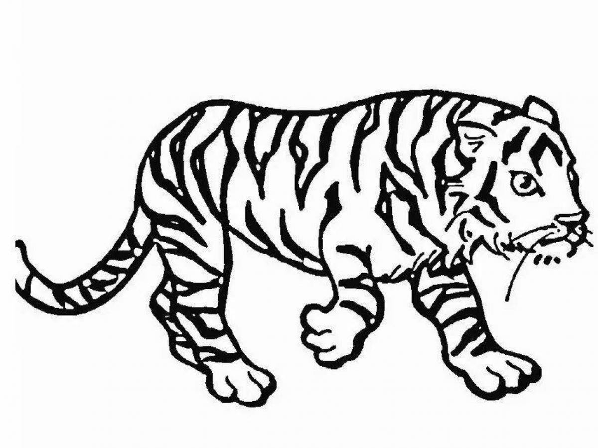 Тигр рисунок #9