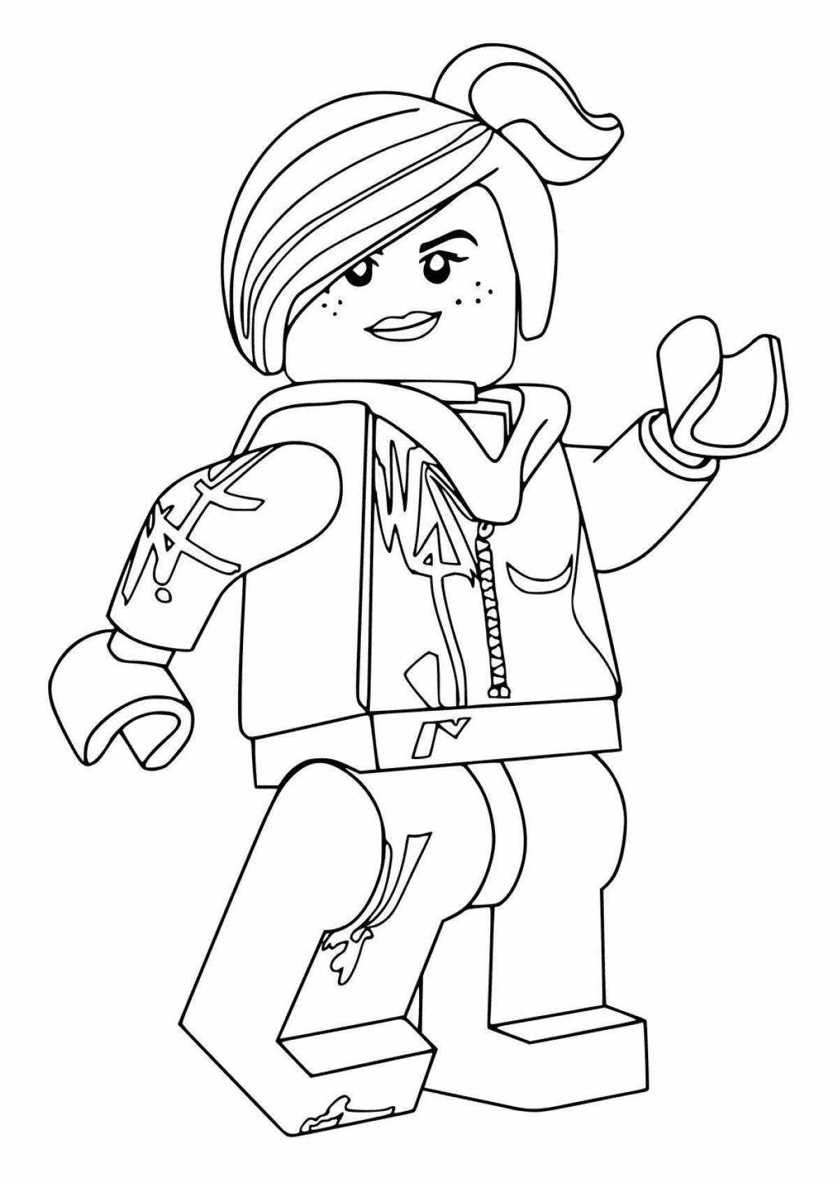 Color-frenzy roblox people girls coloring page