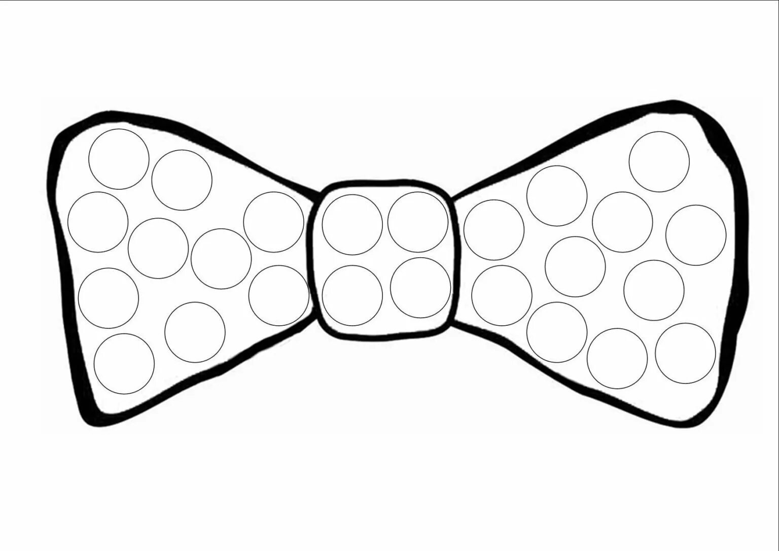 Веселый галстук-раскраска для детей