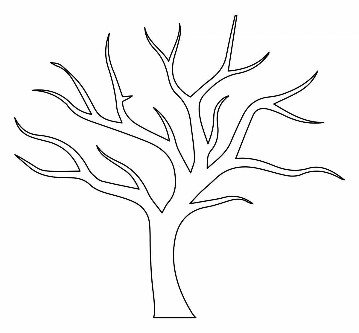 Дерево для детей 3 4 лет #2