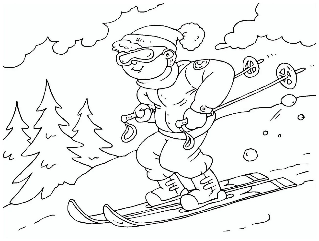 Лыжник для малышей #14