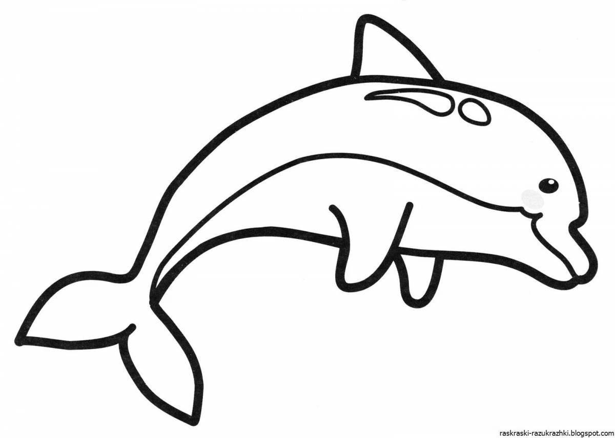 Дельфинчик для детей #6