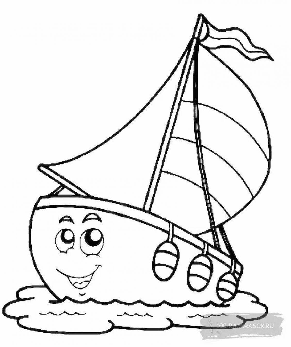 Кораблик для детей 4 5 лет #6