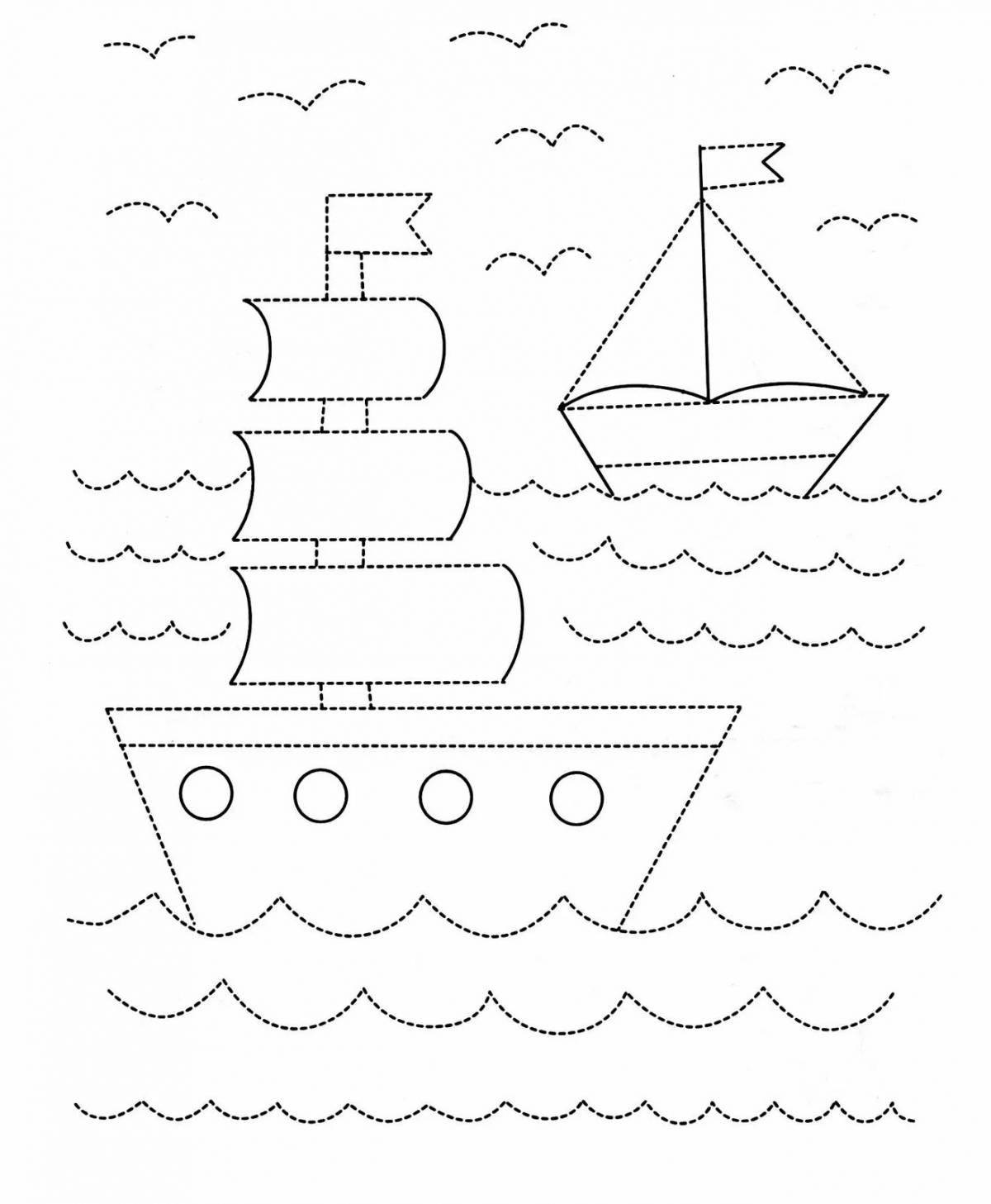 Кораблик для детей 4 5 лет #9