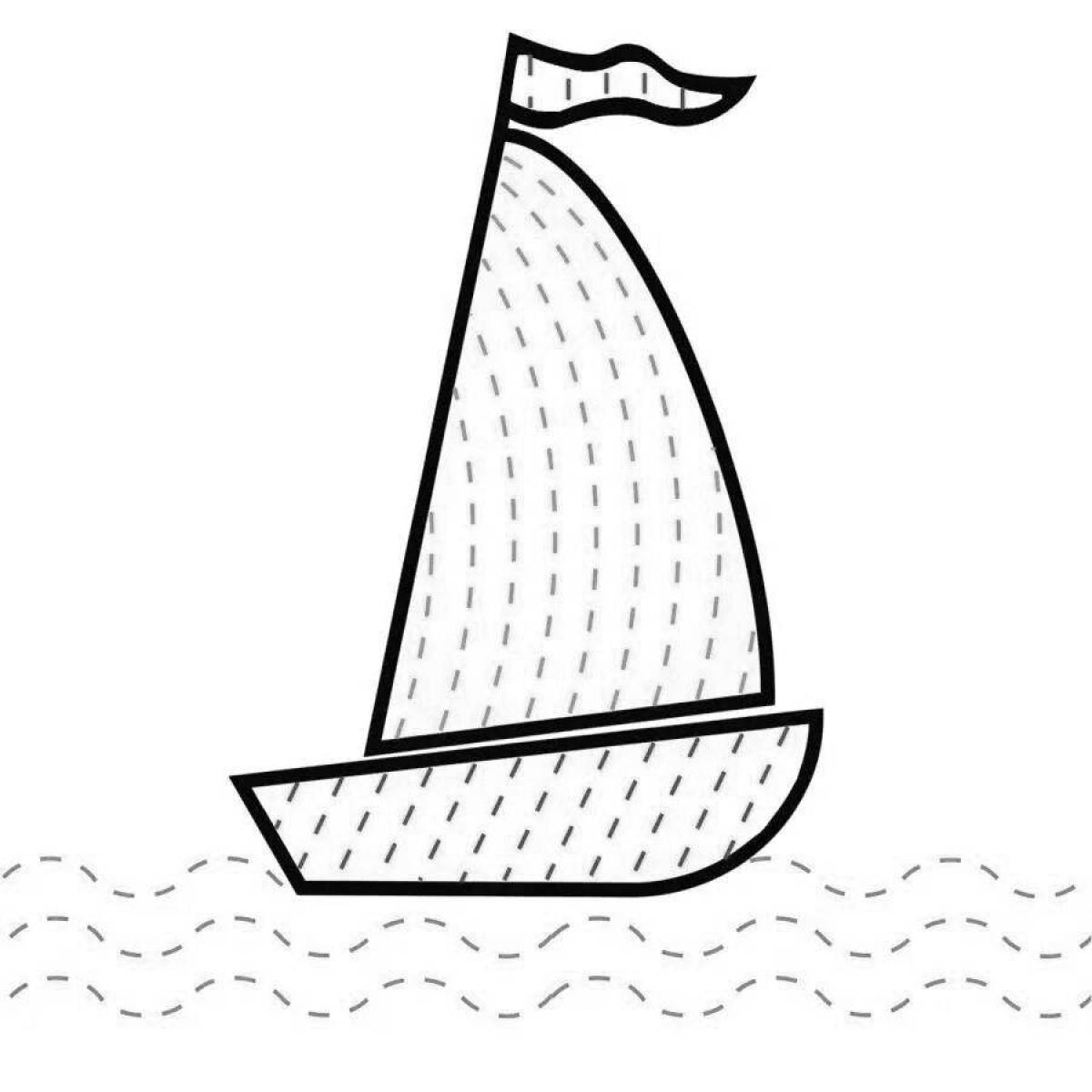 Кораблик для детей 4 5 лет #10