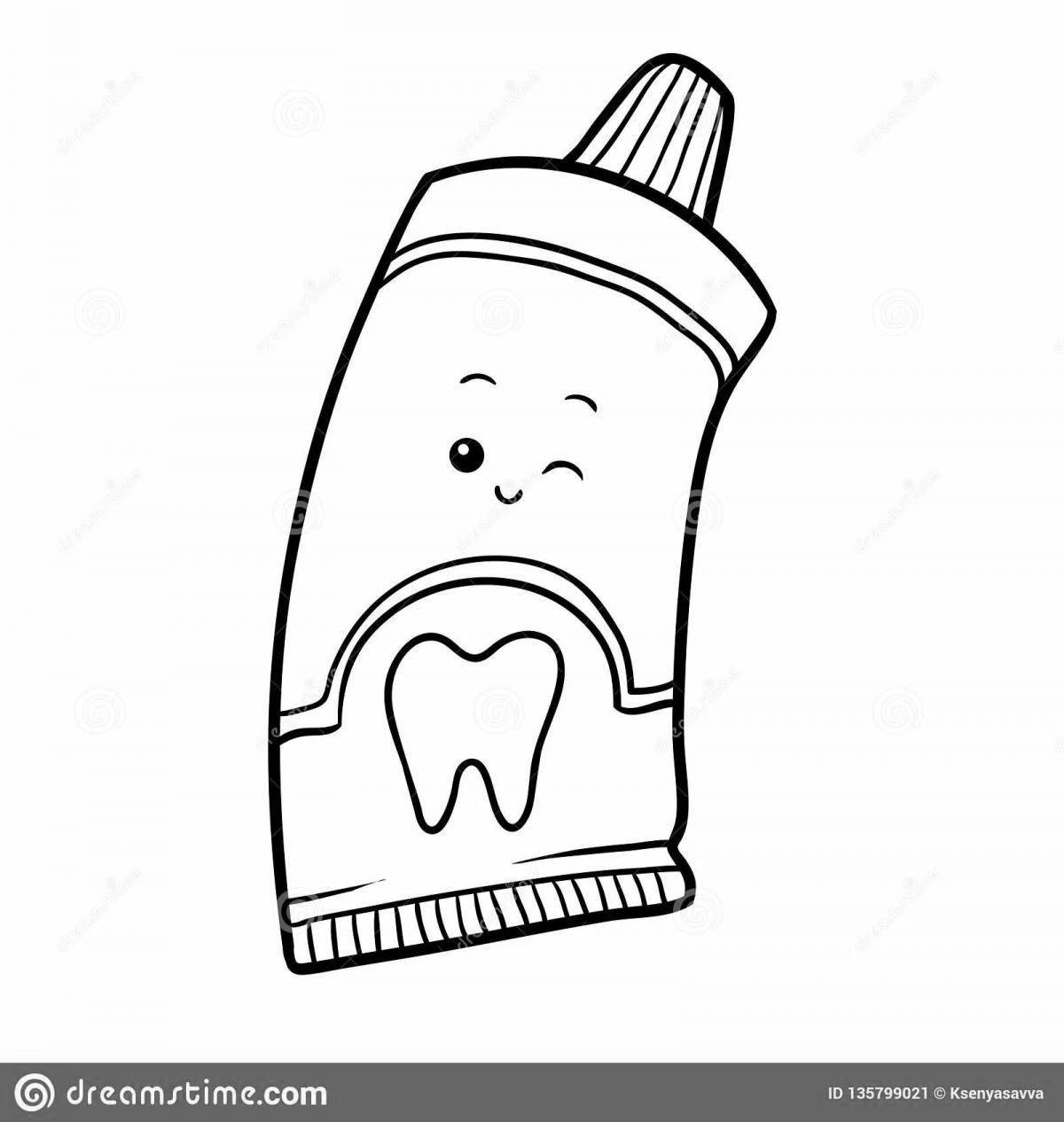 Зубная щетка и паста для детей #7