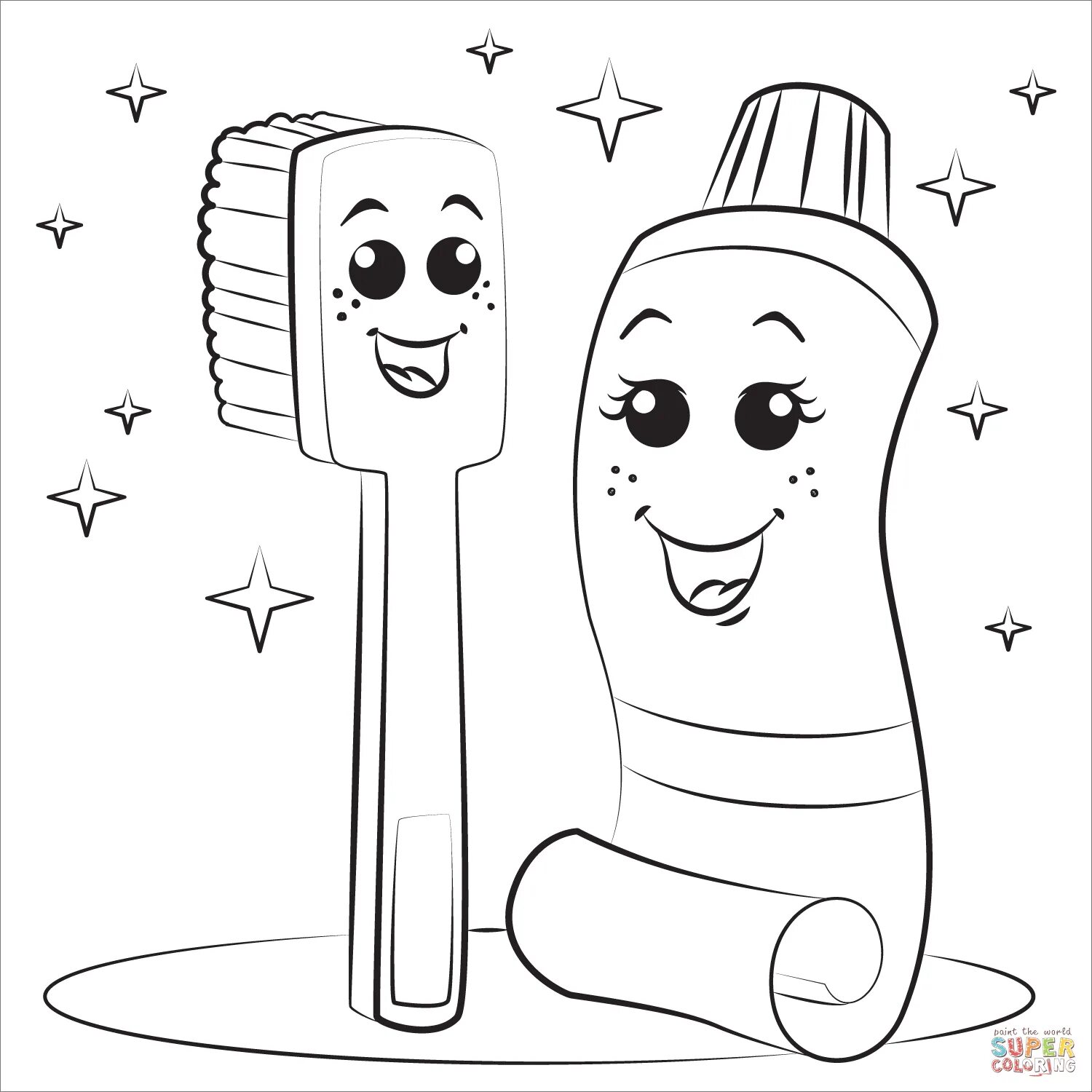 Зубная щетка и паста для детей #19