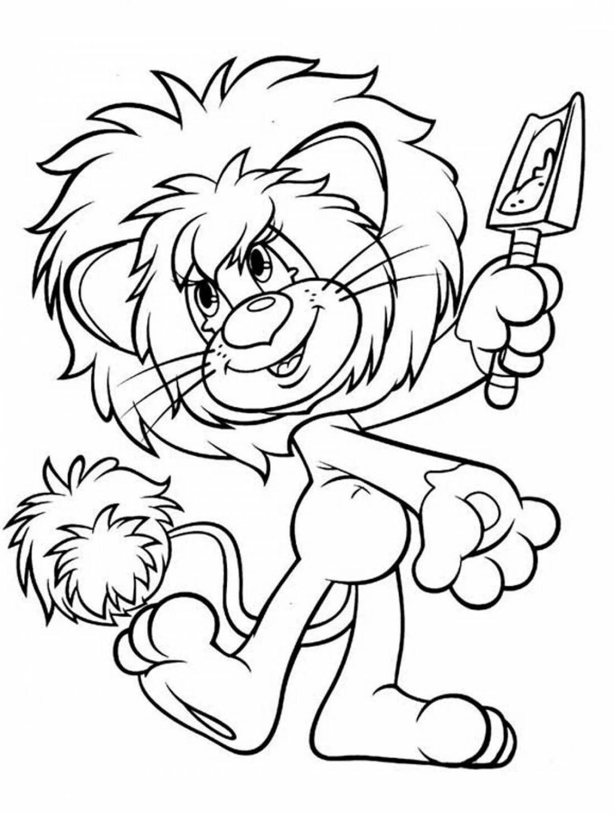 Color-frenzy crumbs antoshka coloring page
