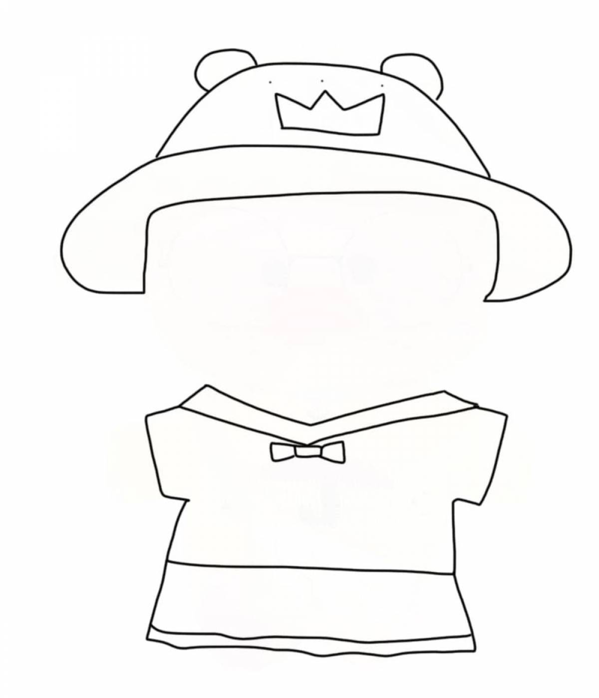 Анимированная утка лалафанфан с одеждой