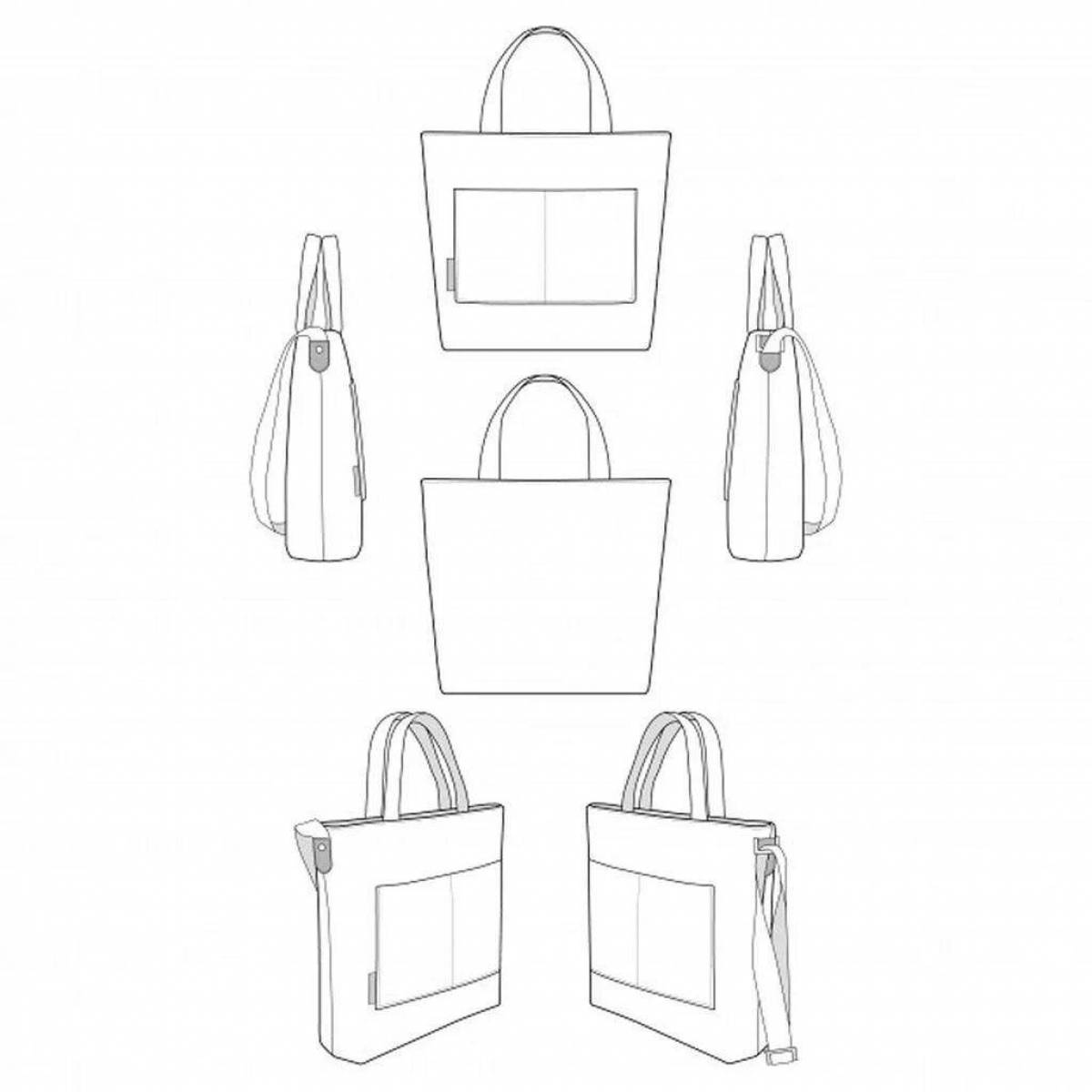Раскраска fun shopper bag
