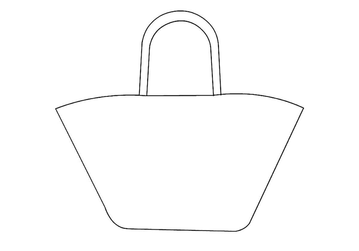 Странная раскраска сумка-шоппер