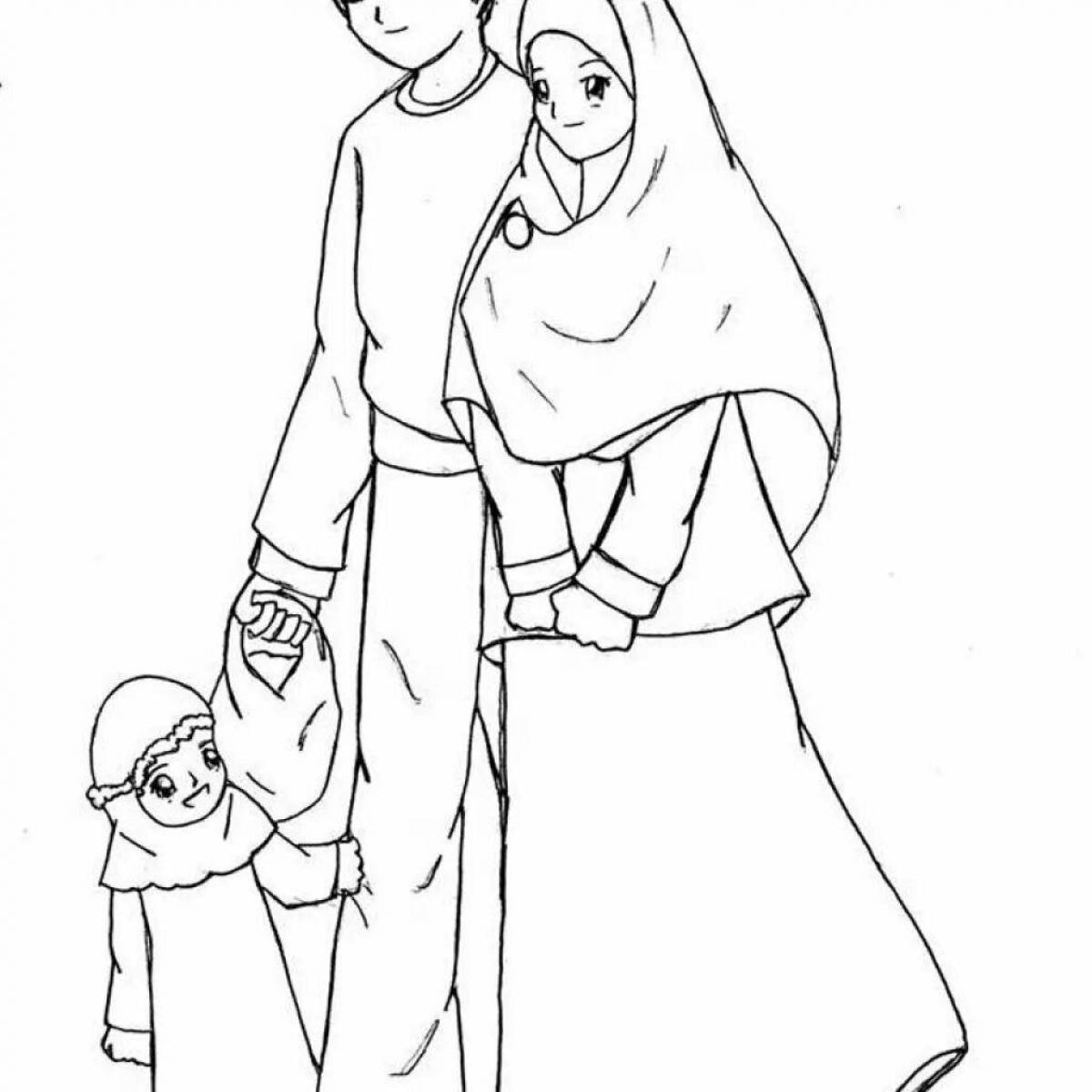 Мусульманская семья #8