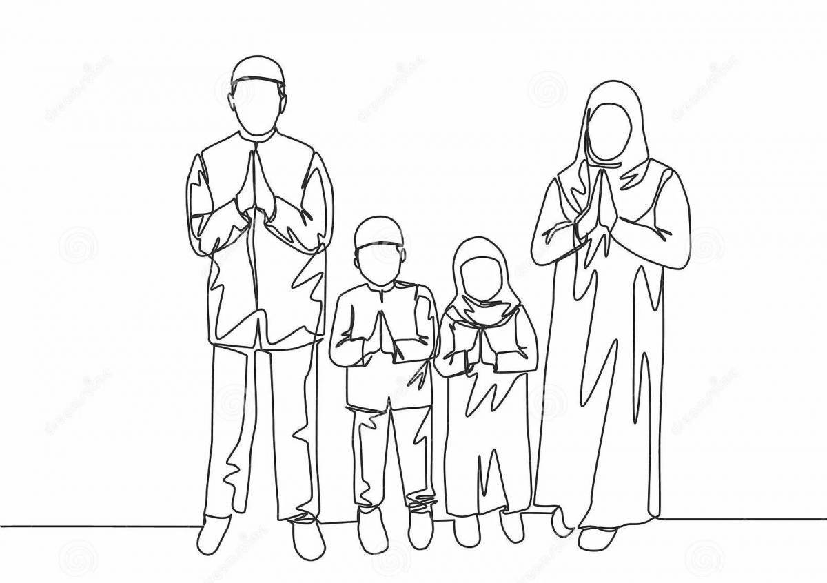 Мусульманская семья #11