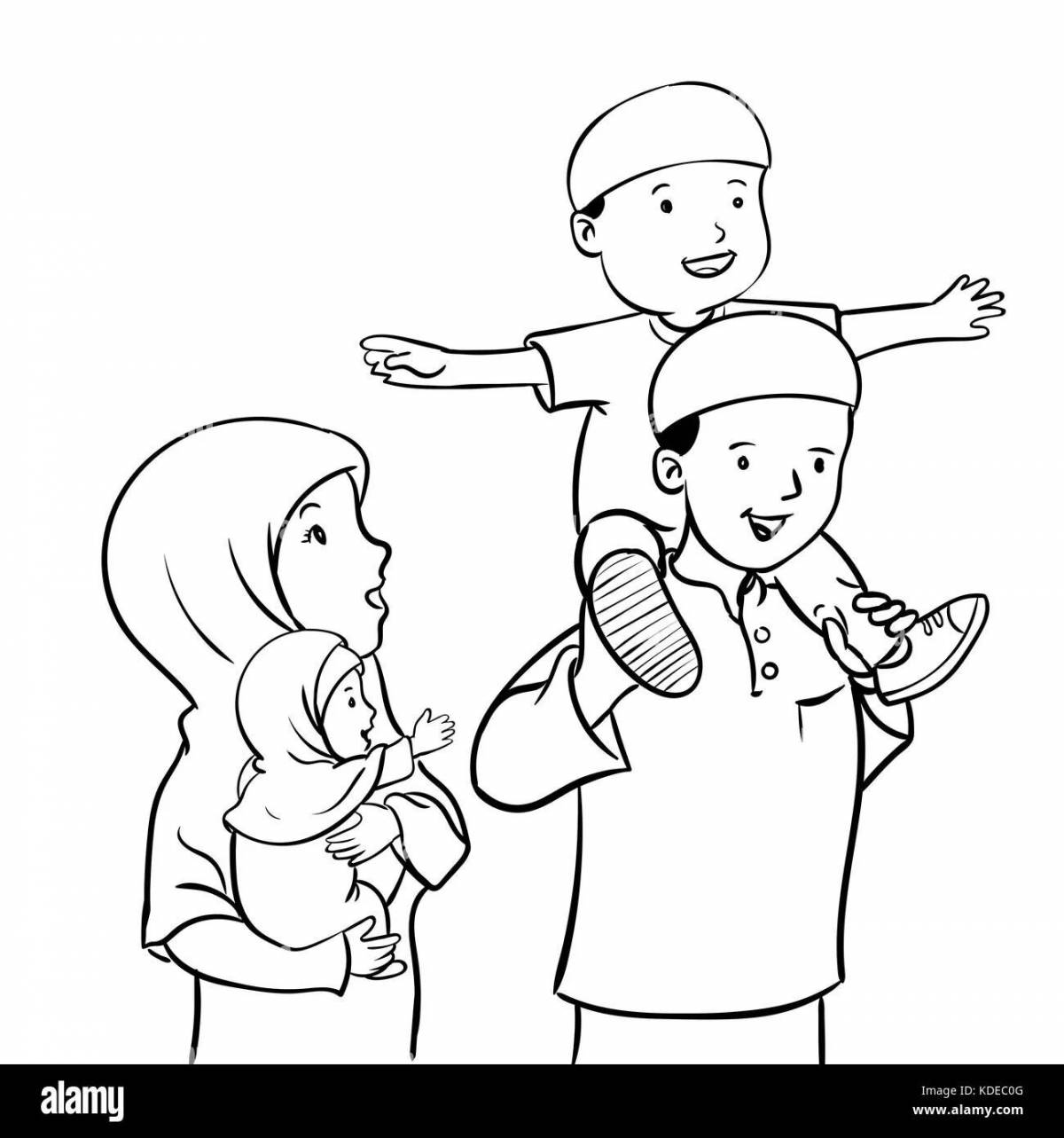 Мусульманская семья #15