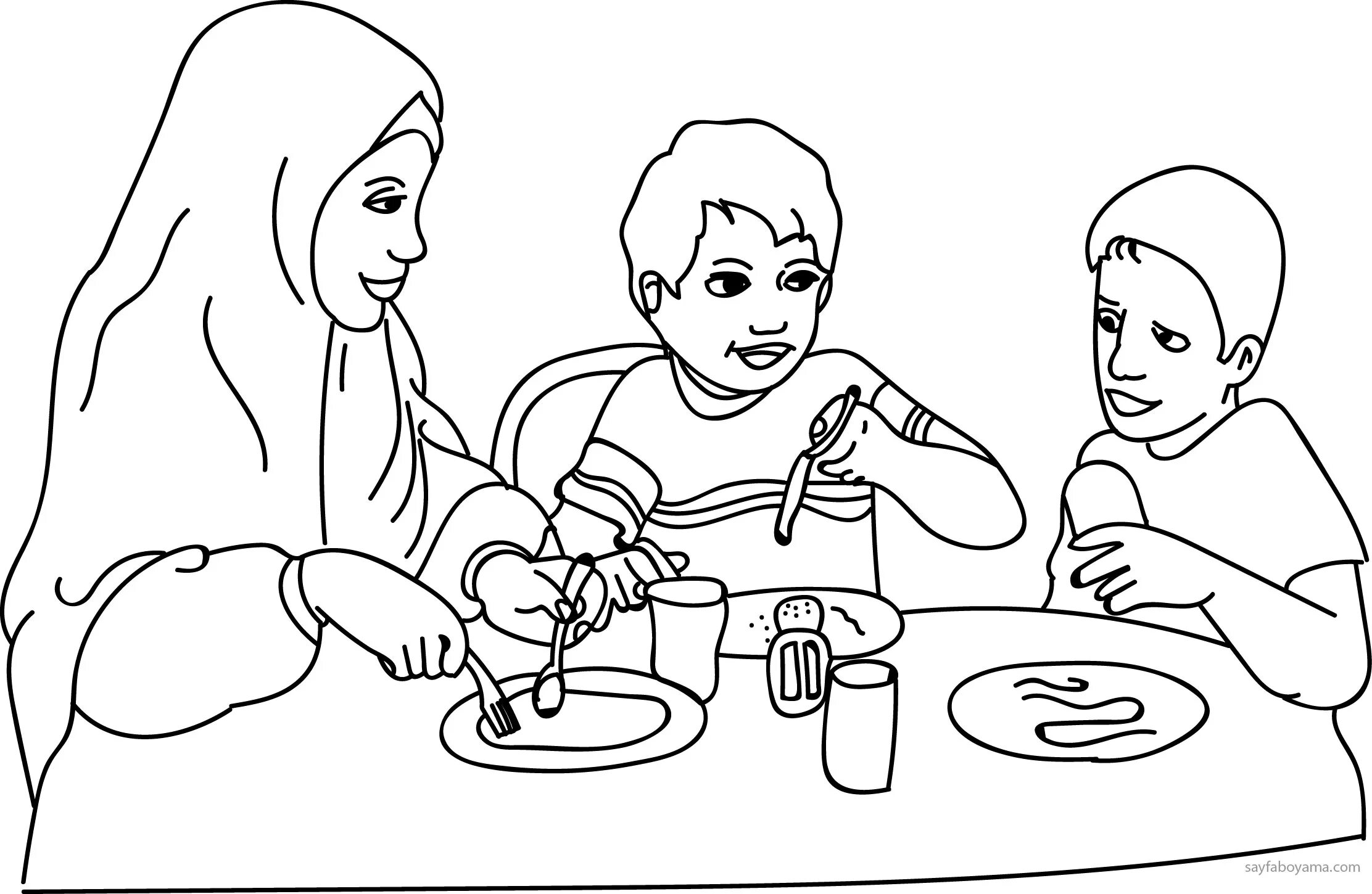 Мусульманская семья #18