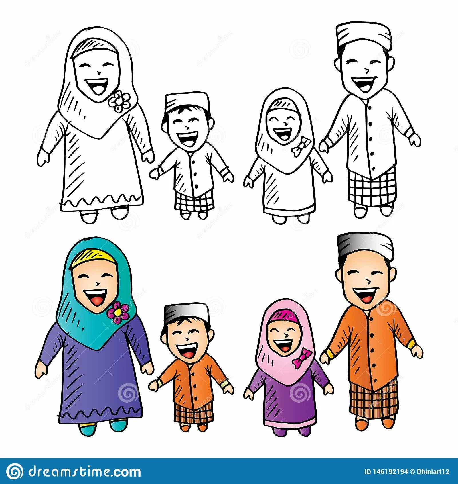 Мусульманская семья #25