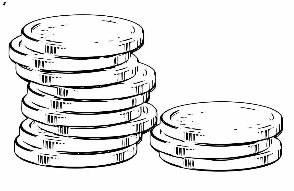 Монеты картинка для презентации