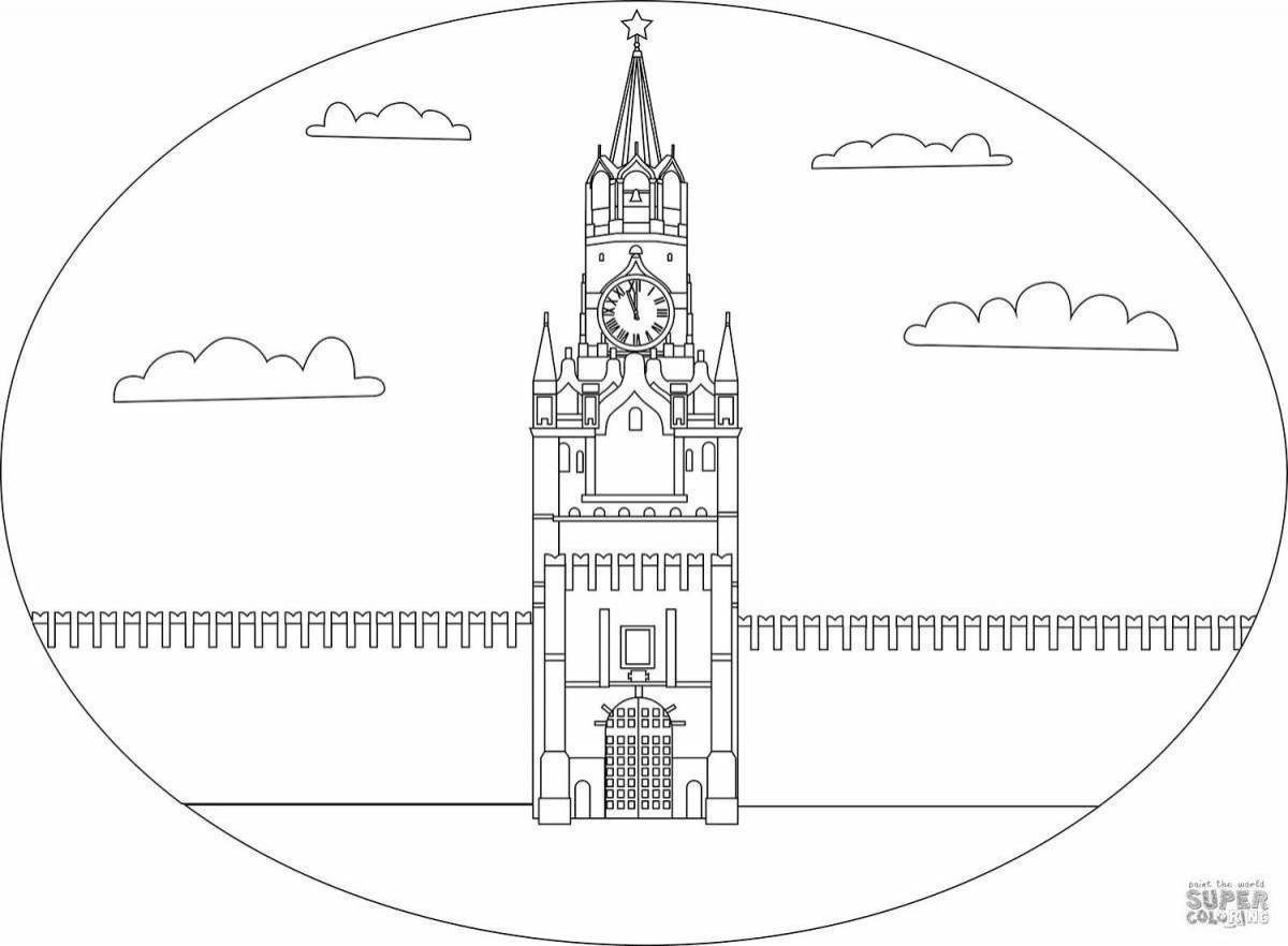 Кремль рисунок карандашом