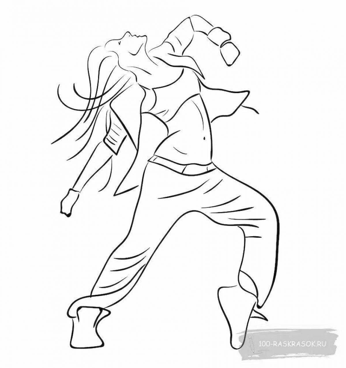 Танцующая девушка #10