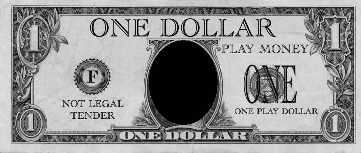 Раскраска великолепные деньги доллары