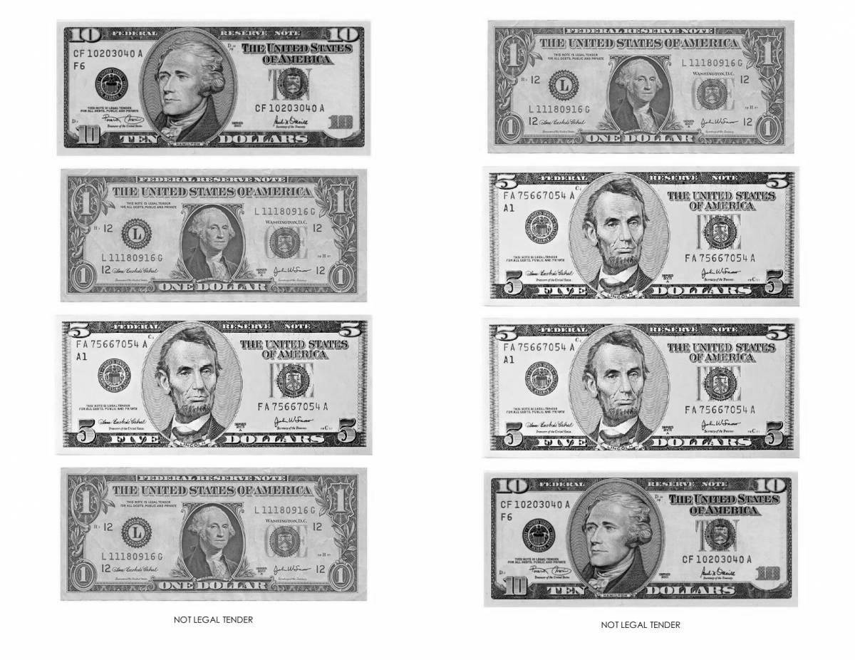 Раскраска гранд мани доллары