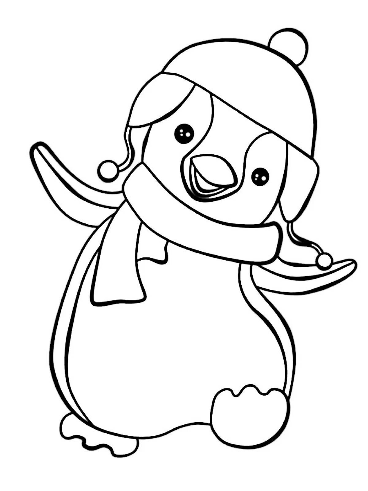 Пингвин в шапке #4