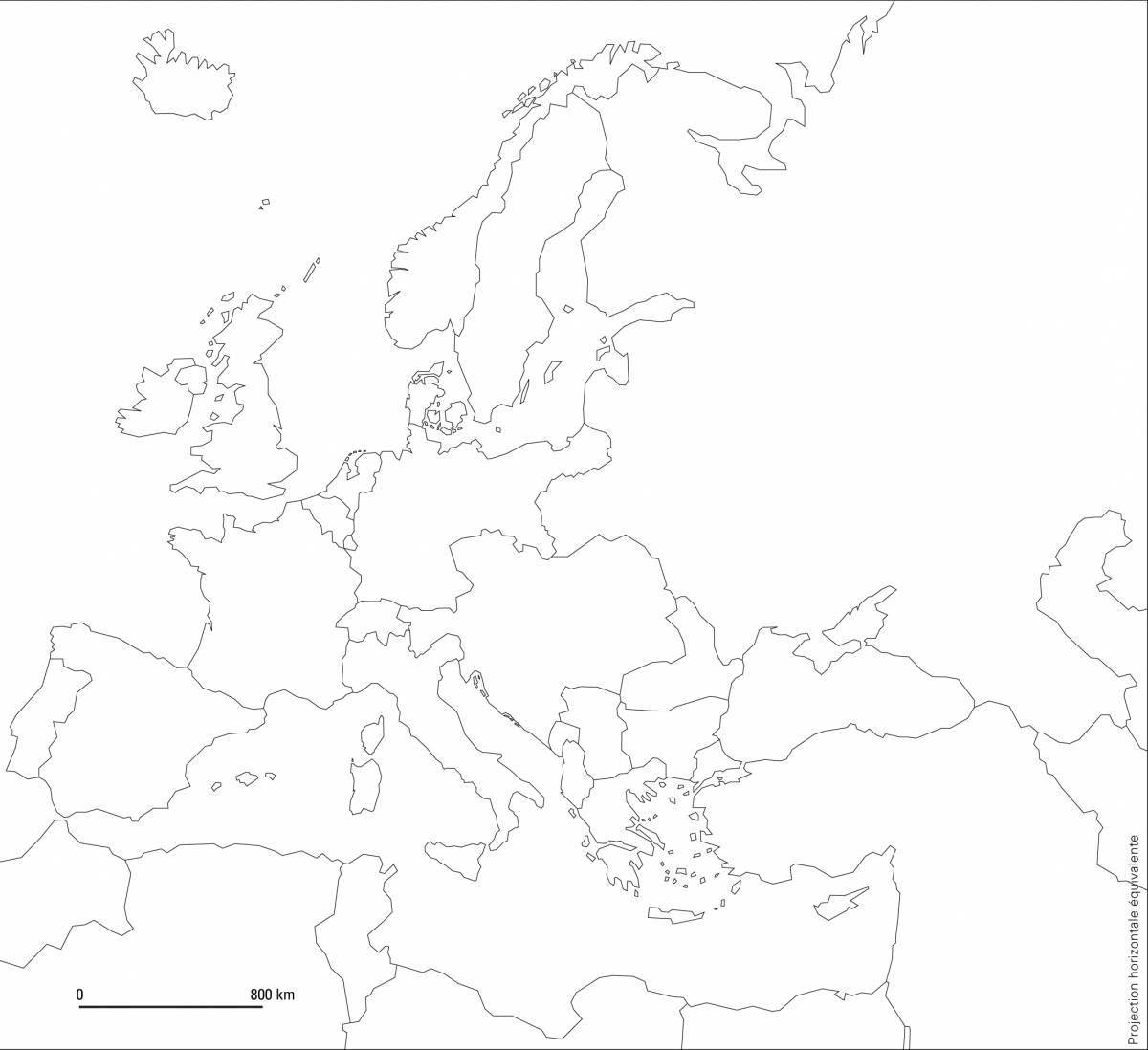 Карта европы 1914 #1