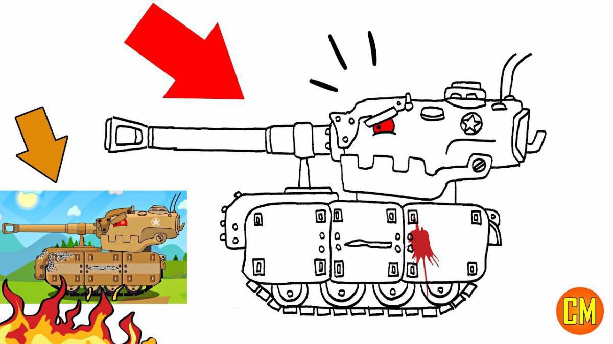 Раскраска exalted танк левиафан