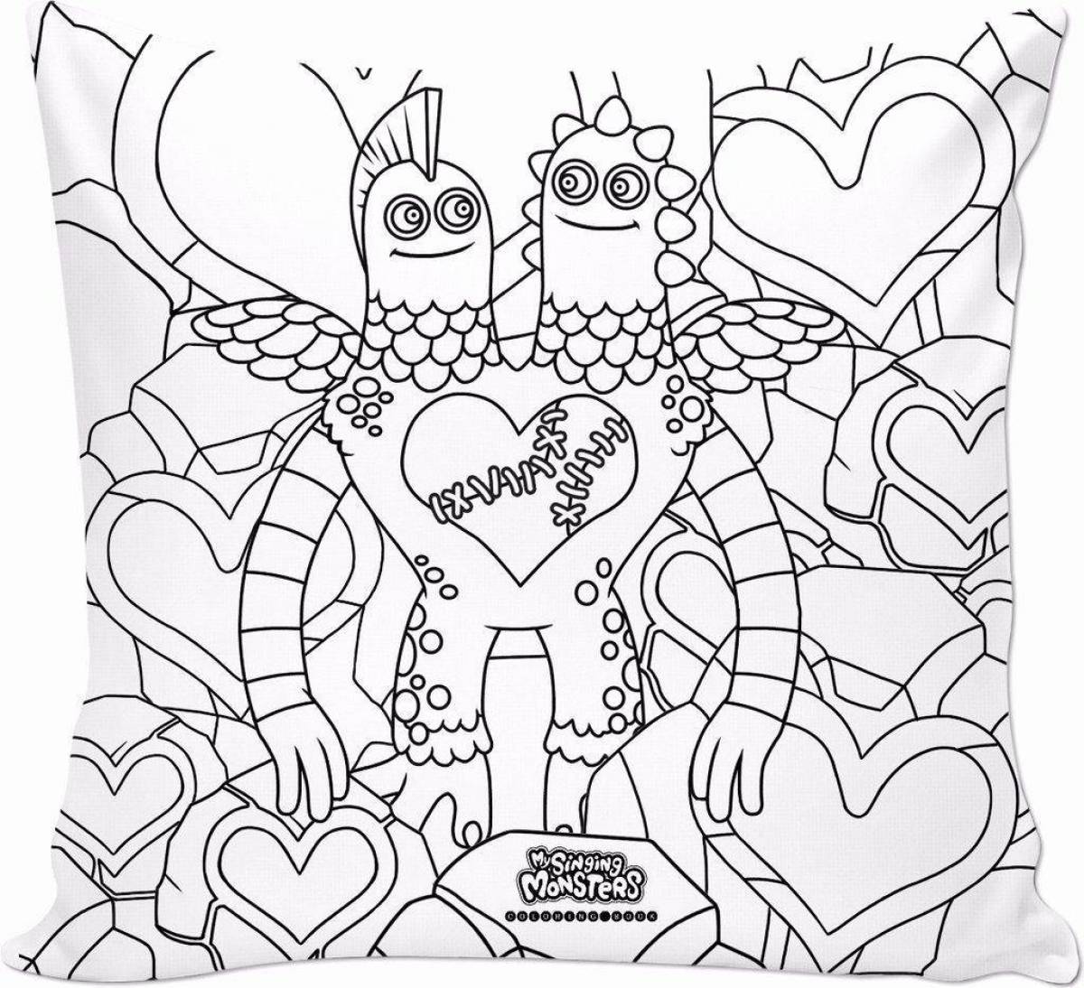 Color-imagination my singing monsters coloring page
