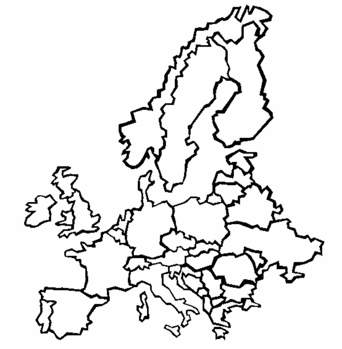 Замечательная карта европы