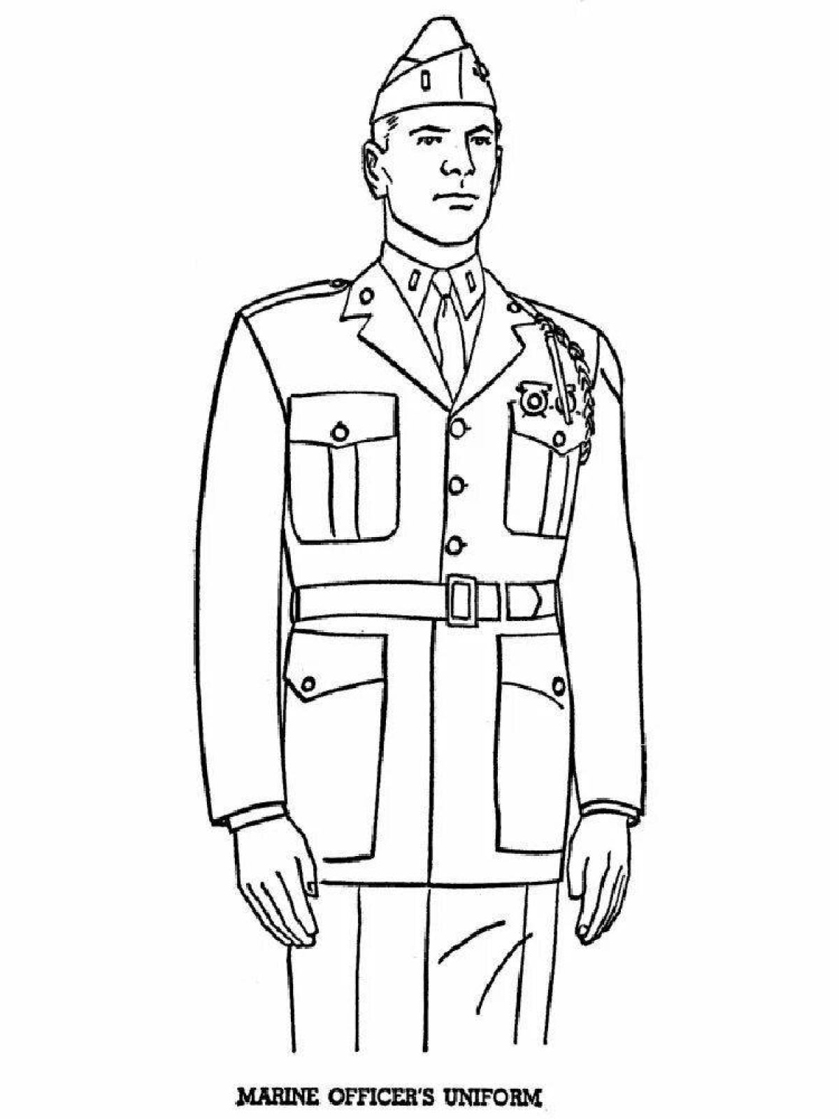 Солдат рисунок #3
