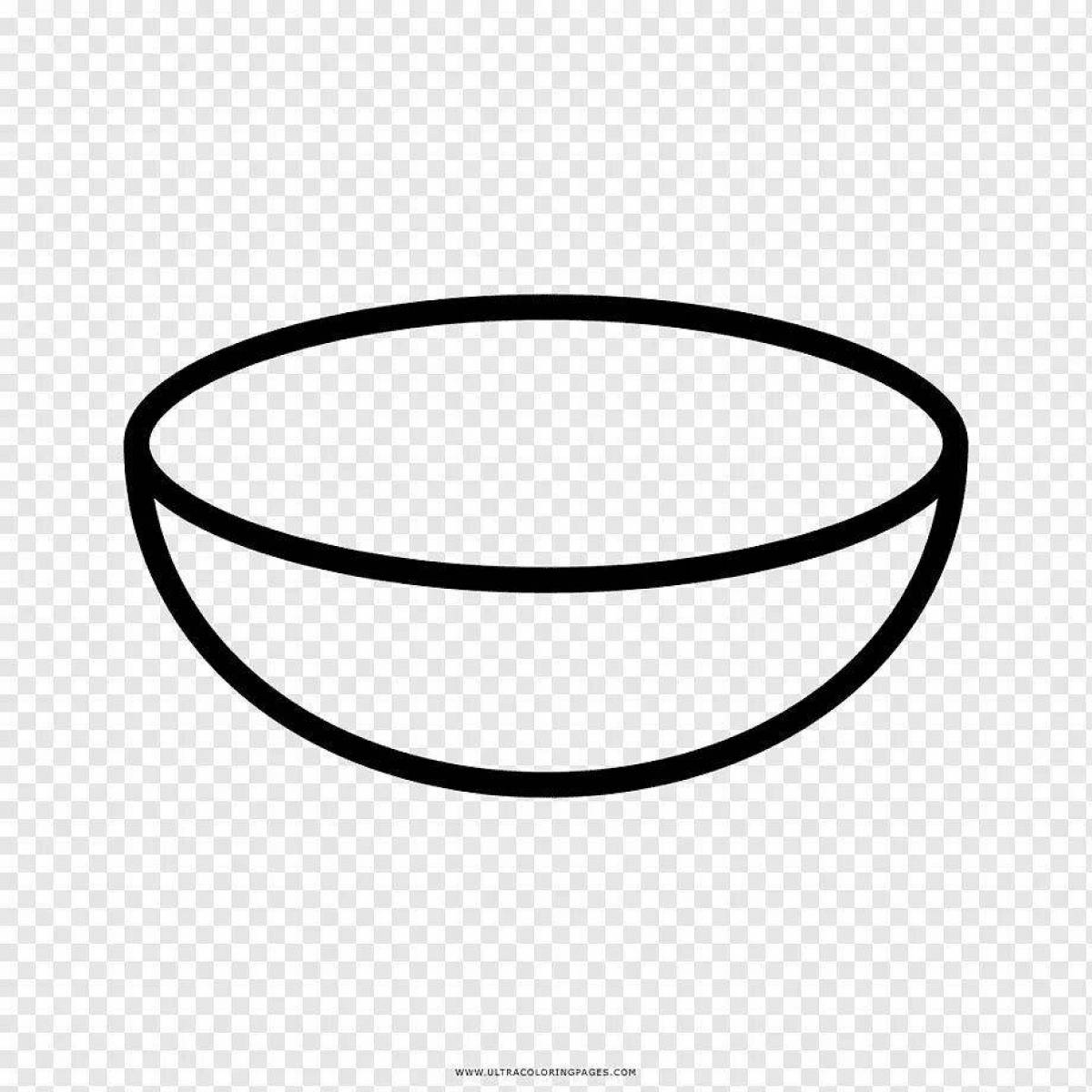 Раскраска «мирная тарелка»