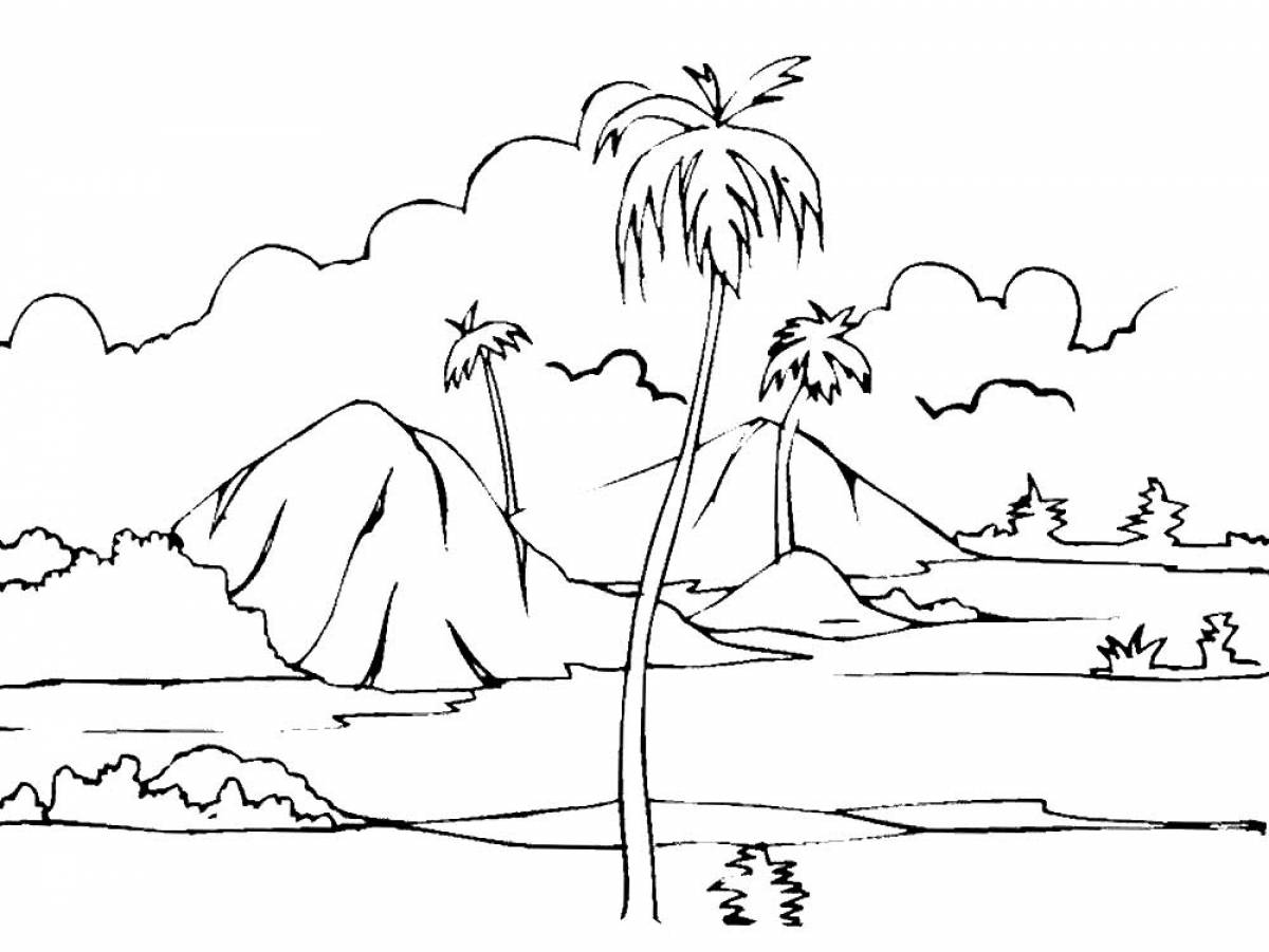Пальмы и море