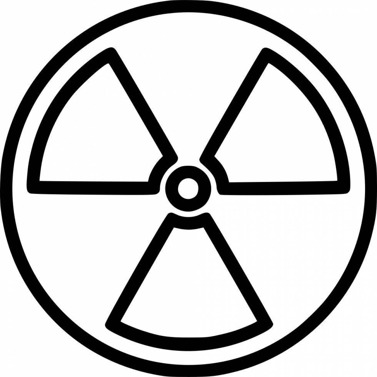 Знак радиации #6