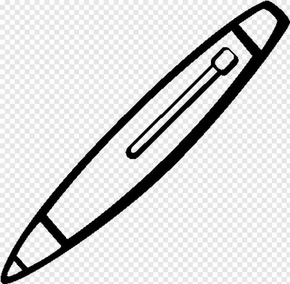 Креативная ручка-раскраска для малышей