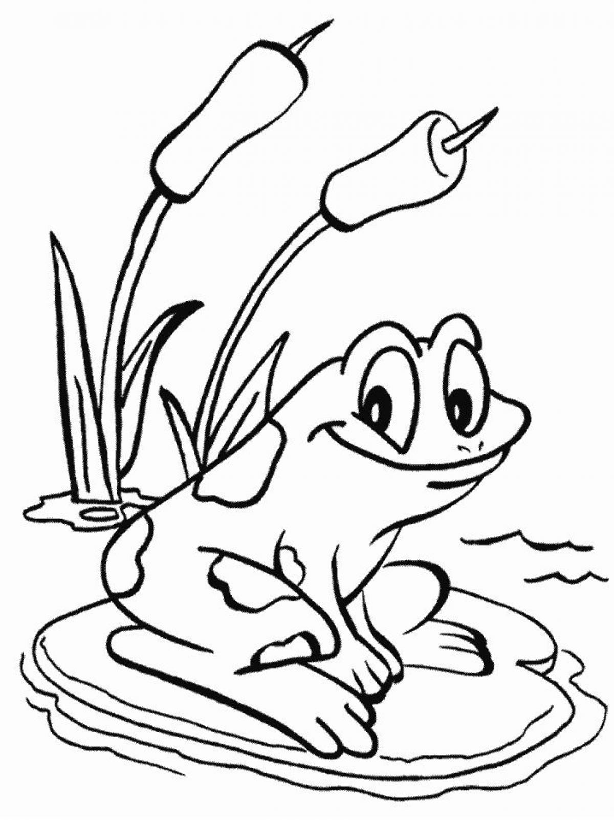 Лягушка на болоте