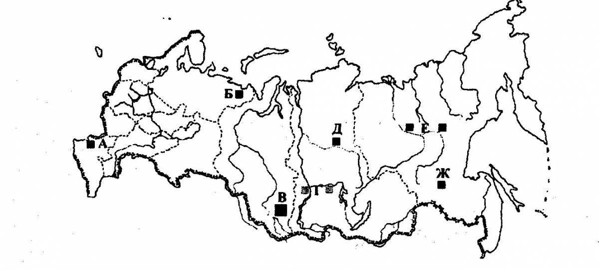 Красивая карта природных зон россии