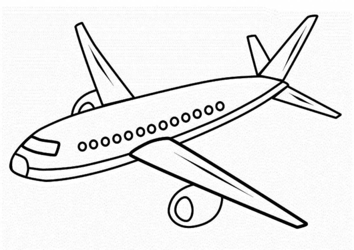 Детальный чертеж самолета