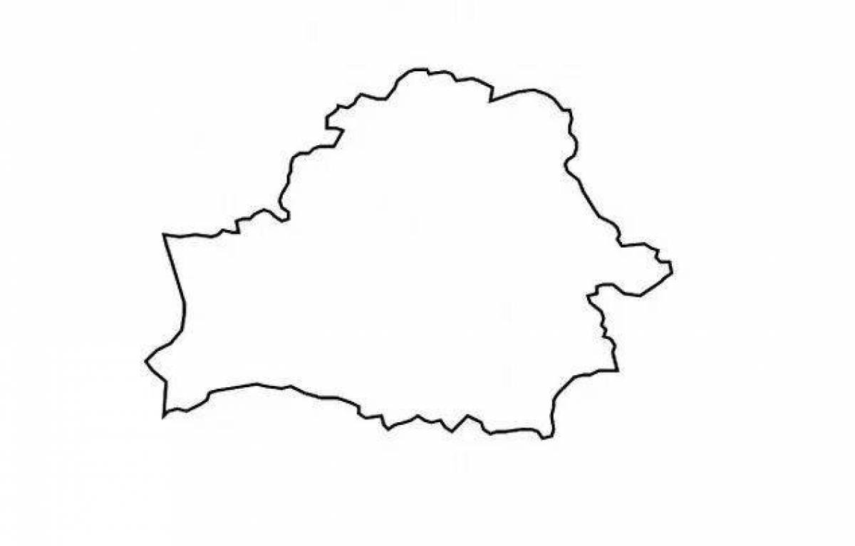 Яркая карта беларуси
