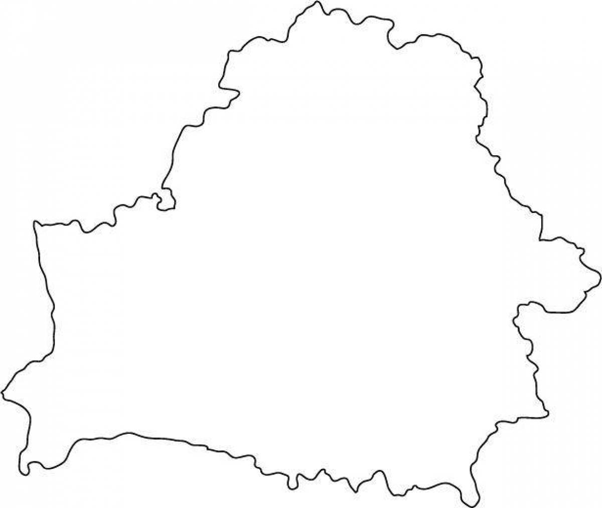 Светящаяся карта беларуси
