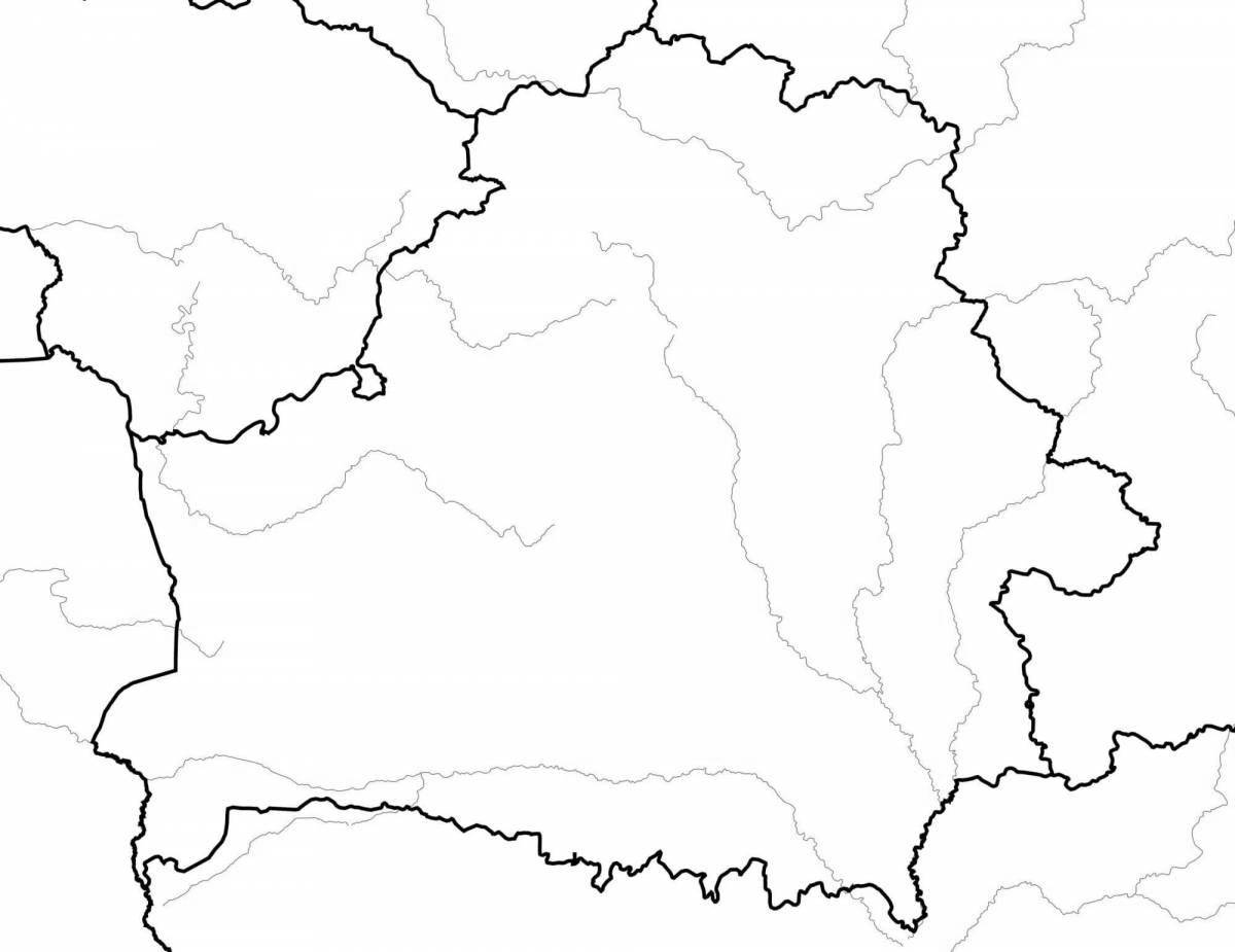 Иллюстративная карта беларуси
