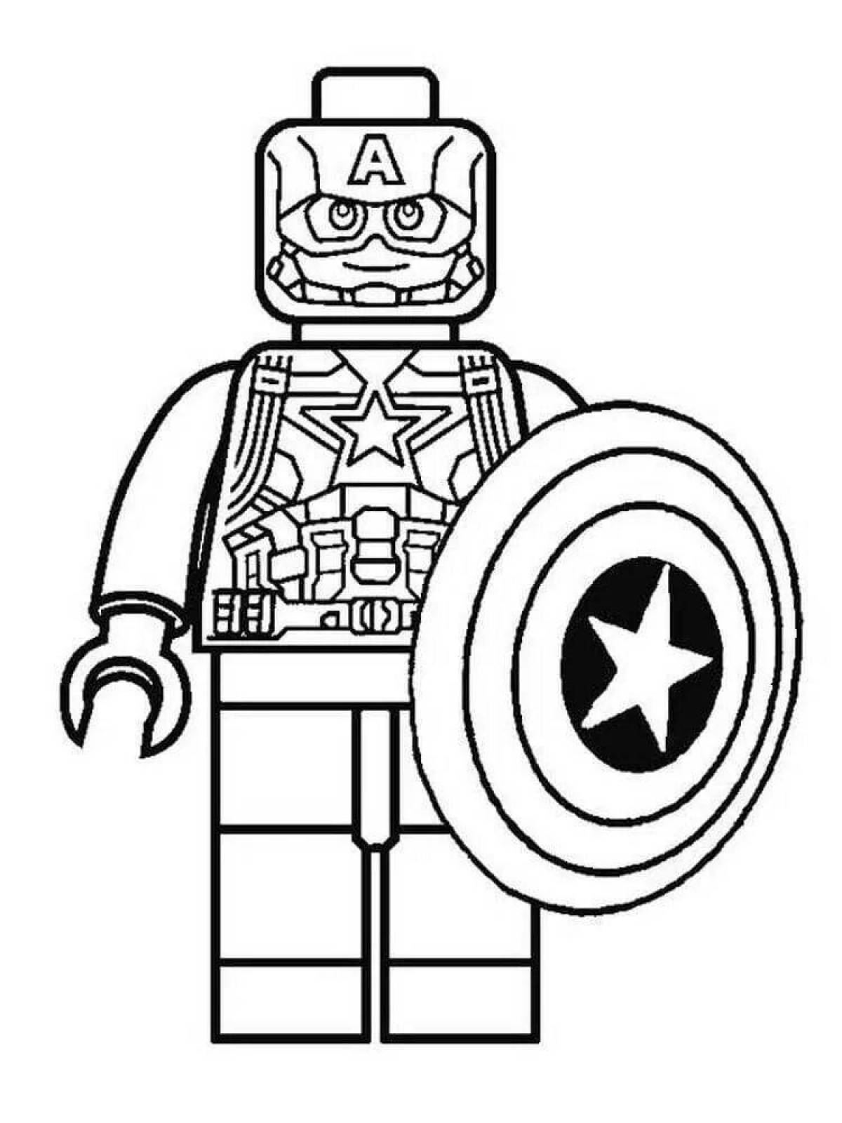 Лего капитан америка #2
