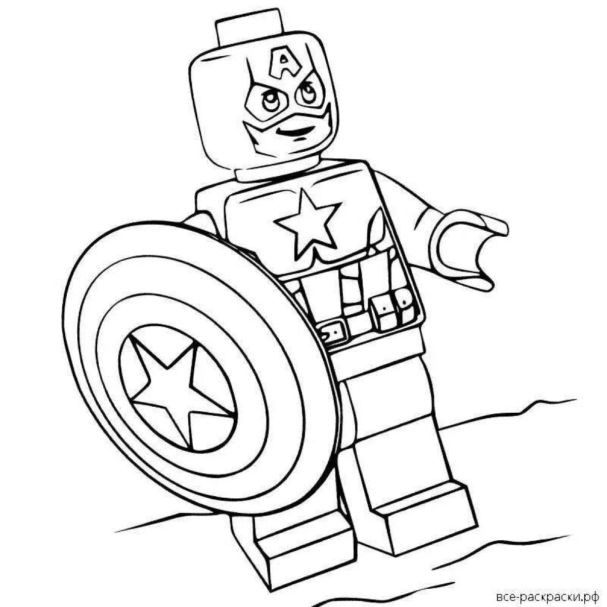 Лего капитан америка #3