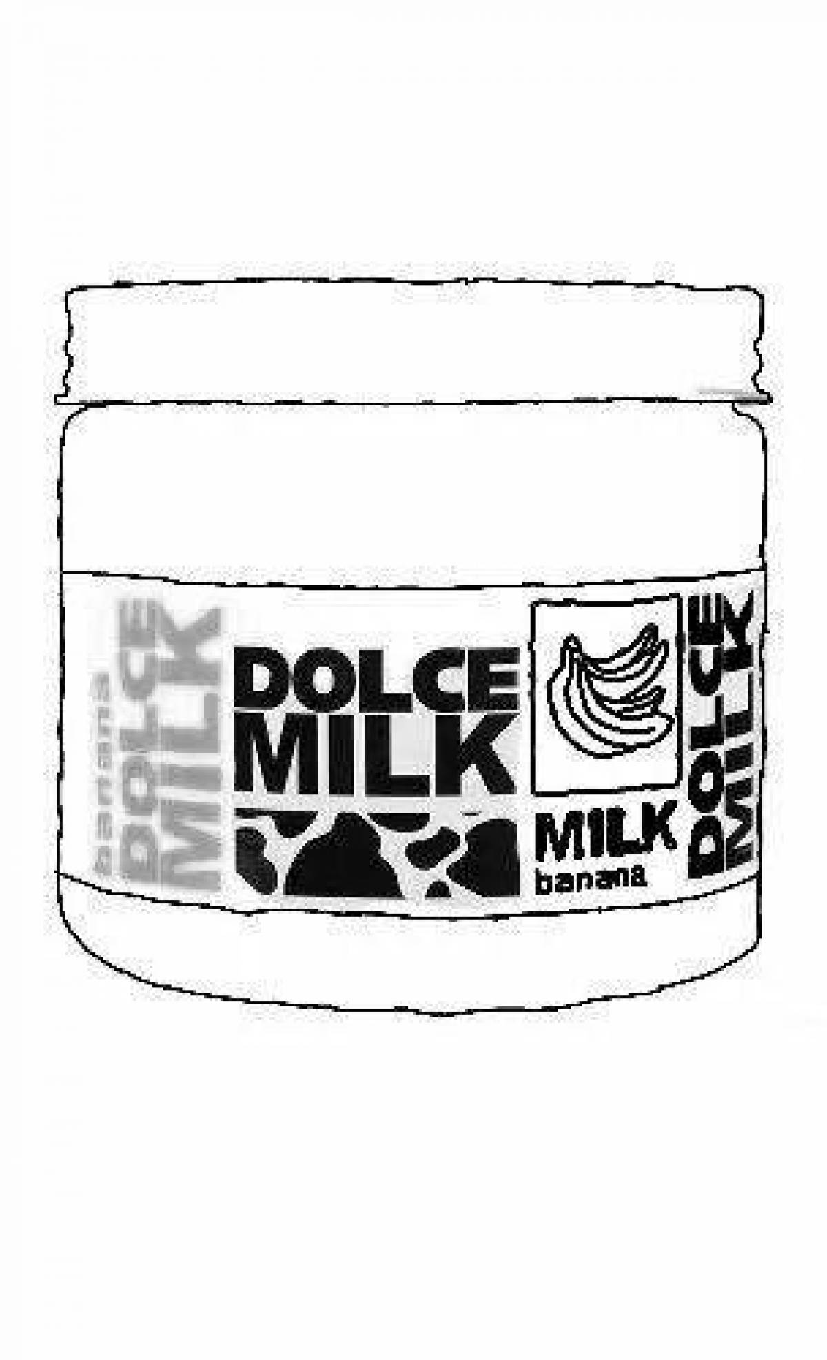 Бумага-раскраска lovely dolce milk